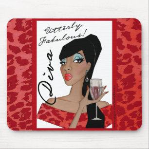 Utterly Fabulous Diva of a Mousepad! Mouse Mat