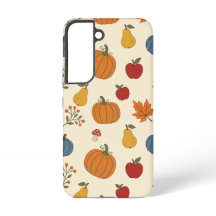 utumn Harvest Pumpkins Fruit Pattern Case