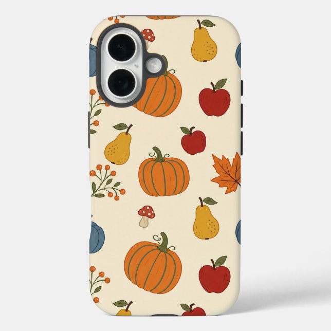 utumn Harvest Pumpkins Fruit Pattern Case (Back)