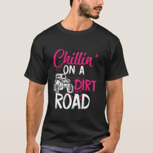 UTV Girls Chillin On Dirt Road SXS Side By Side Fu T-Shirt