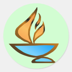 UU Chalice Classic Round Sticker