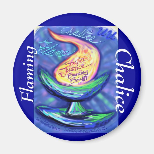 UU Chalice.jpg Magnet (Front)