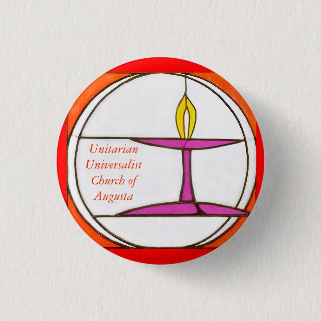 UUCA Button Red (Front)