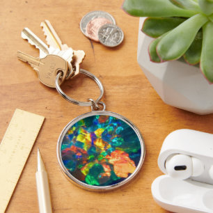 UV Resistant & Waterproof  Opal Keychain 