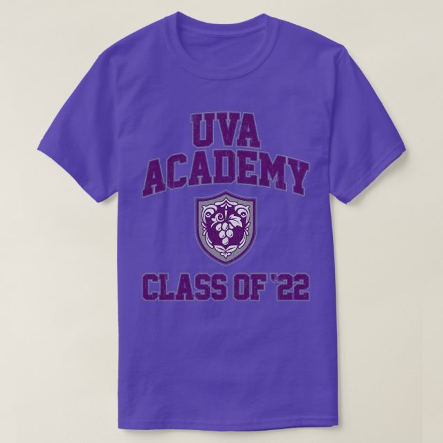 Uva Academy Class of 22 Variant T-Shirt (Design Front)