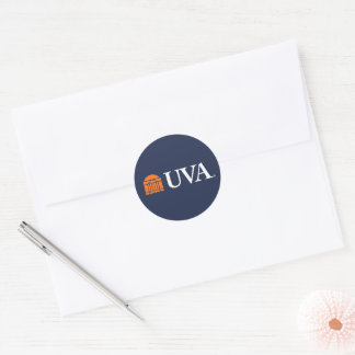 UVA CLASSIC ROUND STICKER