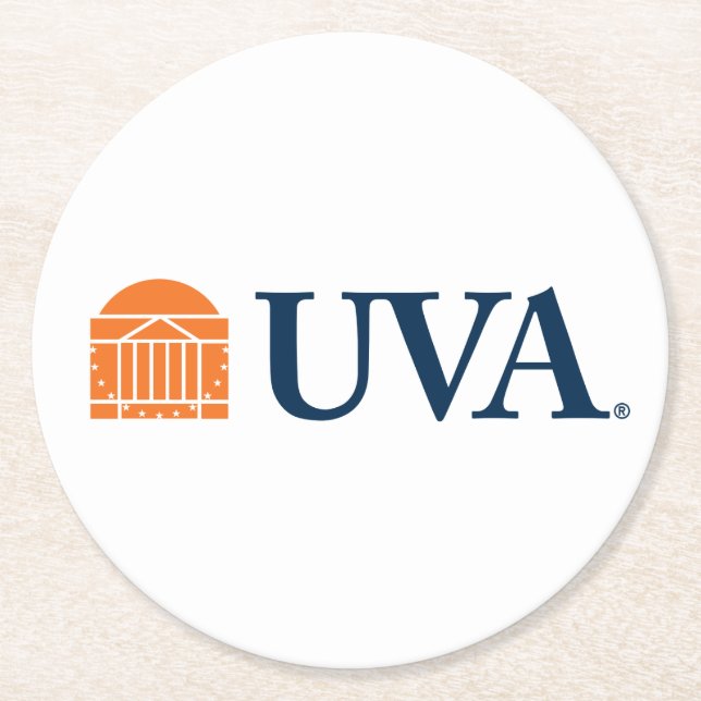 UVA ROUND PAPER COASTER (Front)