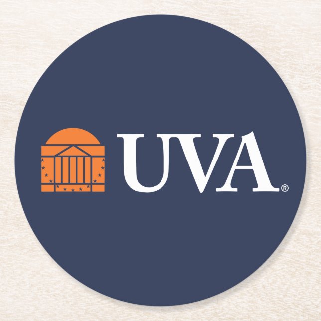 UVA ROUND PAPER COASTER (Front)