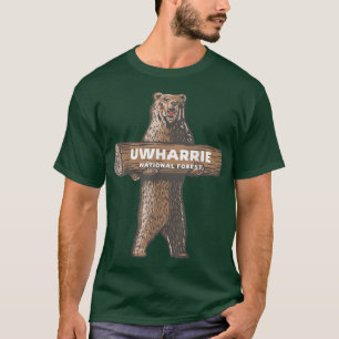 Uwharrie National Forest North Carolina NC Growlin T-Shirt