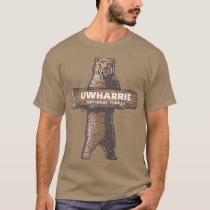 Uwharrie National Forest North Carolina NC Growlin T-Shirt