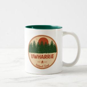 Uwharrie National Forest Two-Tone Coffee Mug
