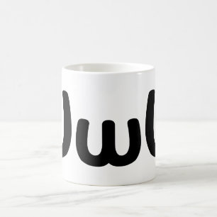 UwU Happy Anime Face Emoticon Coffee Mug