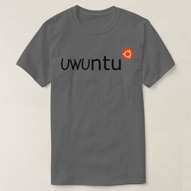 Uwuntu kawaii ubuntu T-Shirt (Design Front)