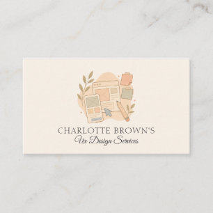 UX Design User Experience Interface Digital Produc Business Card