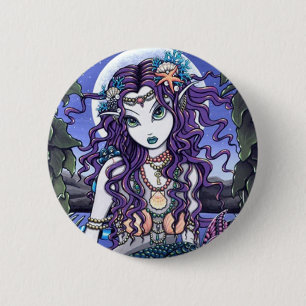 Uxia Gothic Mermaid 6 Cm Round Badge
