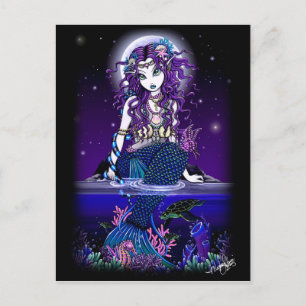 Uxia Postcard Gothic Mermaid Fantasy
