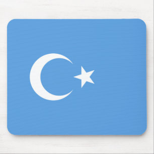Uyghur Flag of East Turkistan (Uyghuristan) Mouse Mat
