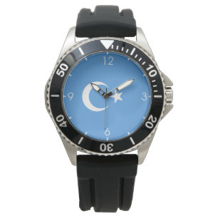 Uyghur Flag of East Turkistan (Uyghuristan) Watch