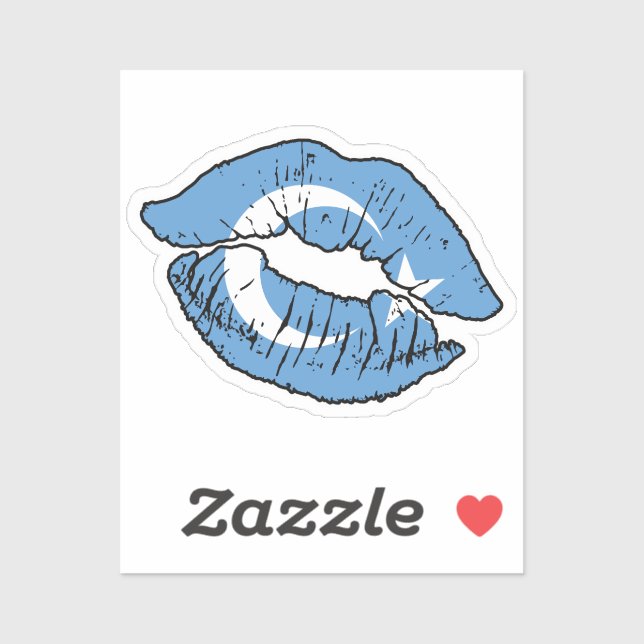 Uyghur Uighur Lipstick Love Flag (Sheet)