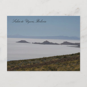 uyuni salt islands postcard