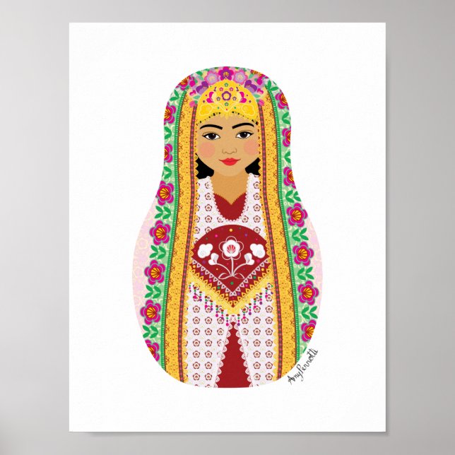 Uzbek Matryoshka Poster (Front)