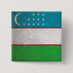Uzbekistan 15 Cm Square Badge