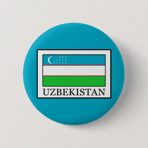 Uzbekistan 6 Cm Round Badge