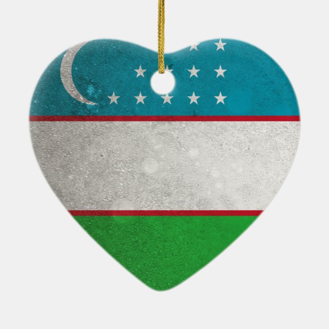 Uzbekistan Ceramic Tree Decoration (Back)