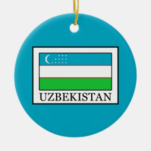 Uzbekistan Ceramic Tree Decoration