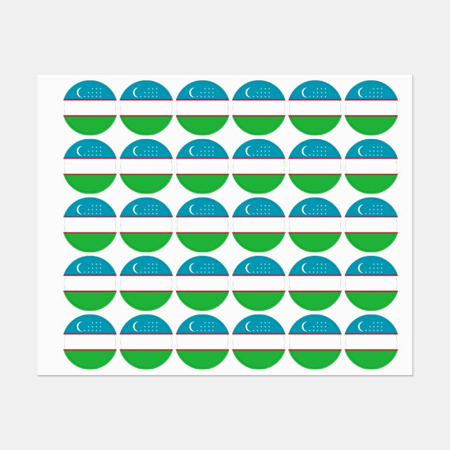 Uzbekistan flag (Sheet)