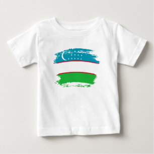 Uzbekistan flag baby T-Shirt