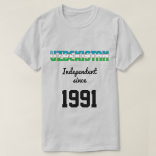 Uzbekistan Flag Independence Celebration T-Shirt