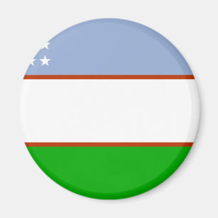 Uzbekistan Flag Magnet