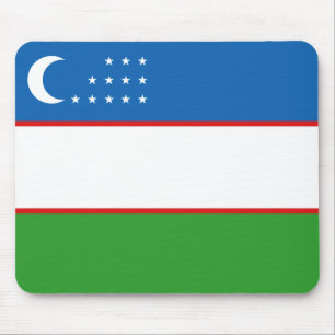 Uzbekistan Flag Mousepad