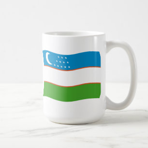 Uzbekistan Flag Mug