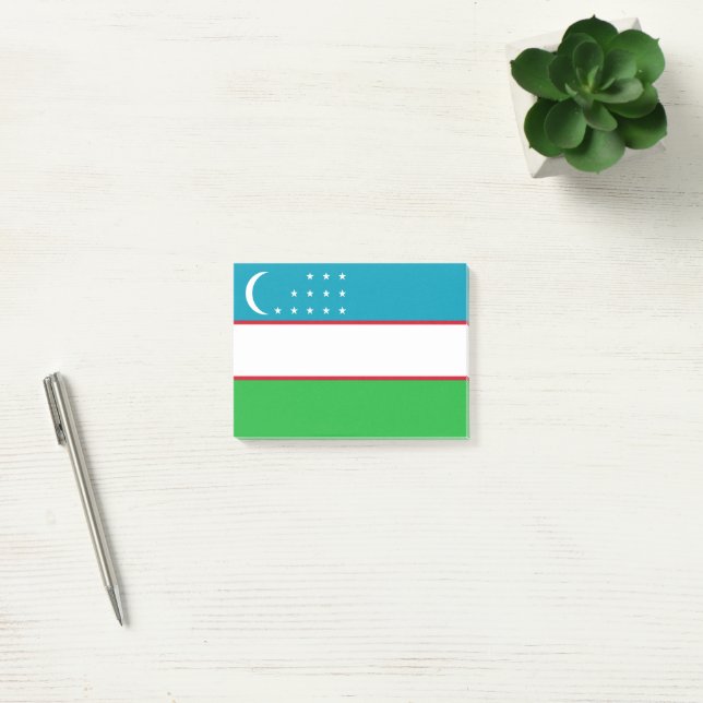 Uzbekistan flag post-it notes (Office)