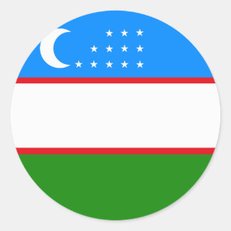 Uzbekistan Flag Stickers