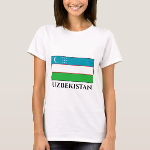Uzbekistan Flag T-Shirt