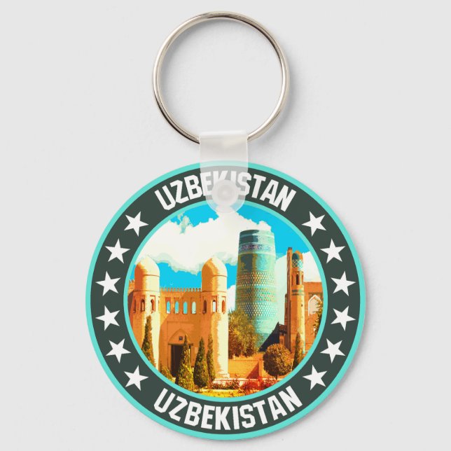 Uzbekistan                                         key ring (Front)