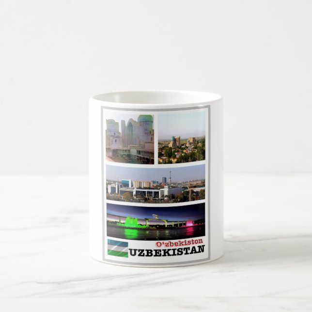 Uzbekistan - Mosaic - Coffee Mug (Center)