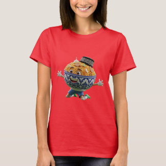 Uzbekistan Plov Food Soccer Mascot - Group K T-Shirt