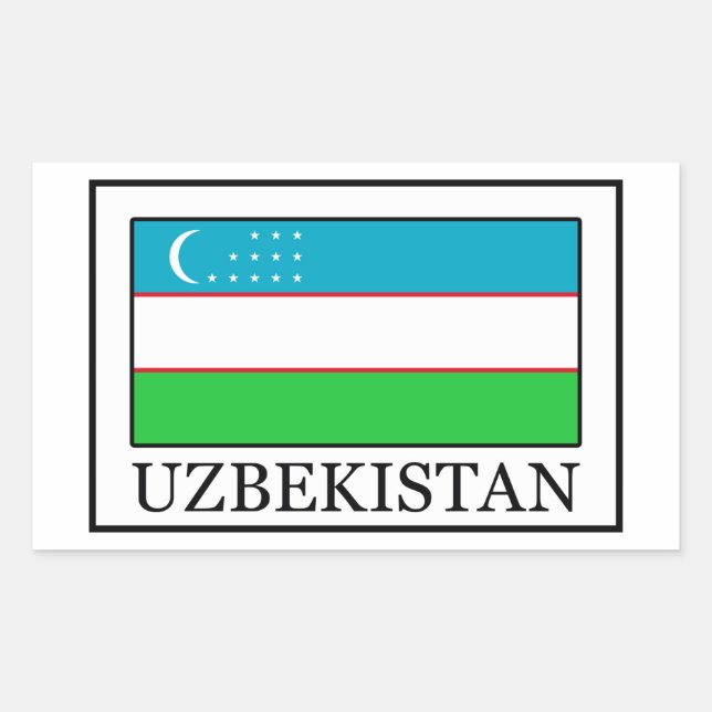 Uzbekistan sticker (Front)