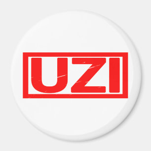 Uzi Stamp Magnet