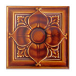 V0005 Victorian Antique Reproduction Ceramic Tile<br><div class="desc">Historical antique tile reproduced on a smooth surface 4.25" or 6" ceramic tile. Perfect for interior tile wall accents, backsplashes, fireplace surrounds, bathroom and showers walls, kitchens and craft projects. Not intended for outdoor use. Our tiles are copies of costly authentic original antique tiles. Suggestion: Order one tile to review...</div>