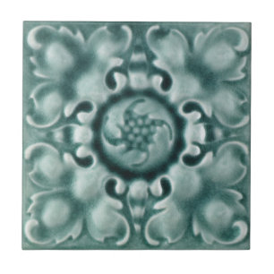V0007 Victorian Antique Reproduction Ceramic Tile
