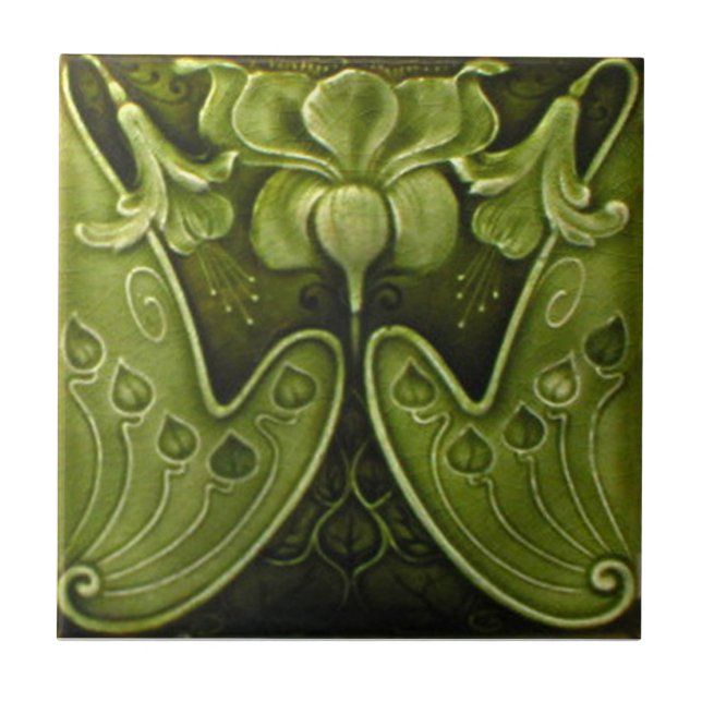 V0011 Victorian Antique Reproduction Ceramic Tile (Front)
