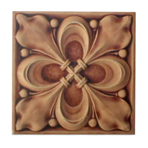 V0016 Victorian Antique Reproduction Ceramic Tile