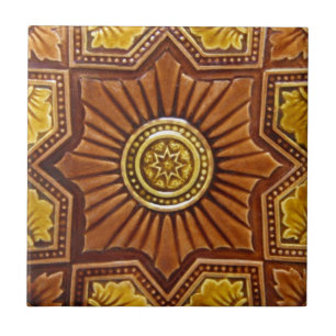 V0017 Victorian Antique Reproduction Ceramic Tile