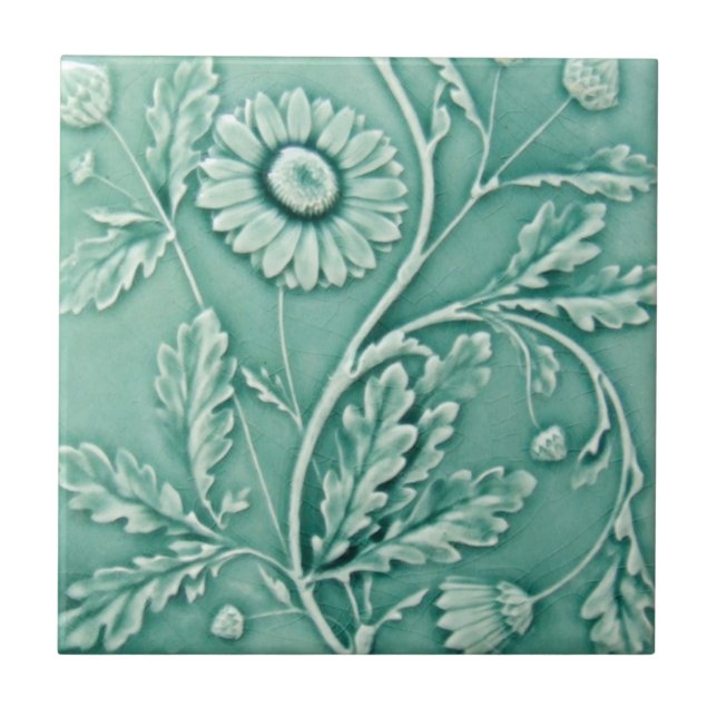 V0021 Victorian Antique Reproduction Ceramic Tile (Front)