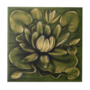 V0028 Victorian Antique Reproduction Ceramic Tile